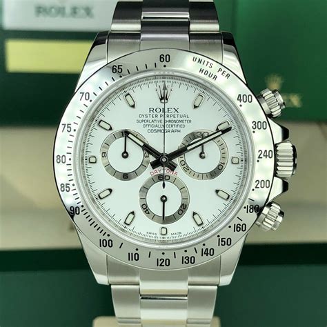 rolex daytona aph white dial|Rolex 116520 ss serial.